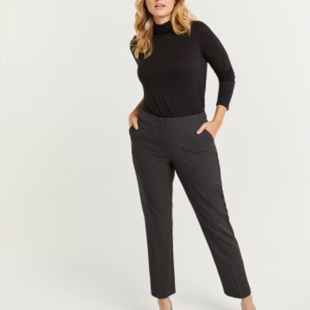 Reitmans Charcoal Grey NWT 20P The New Classic Stretch Polyester Work Trousers